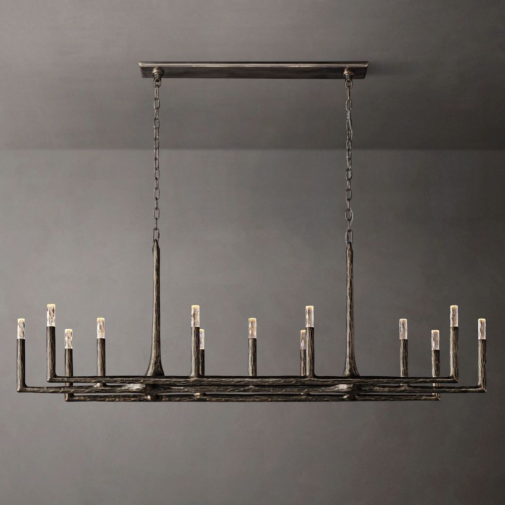 Avarit Forged Linear Chandelier 72"