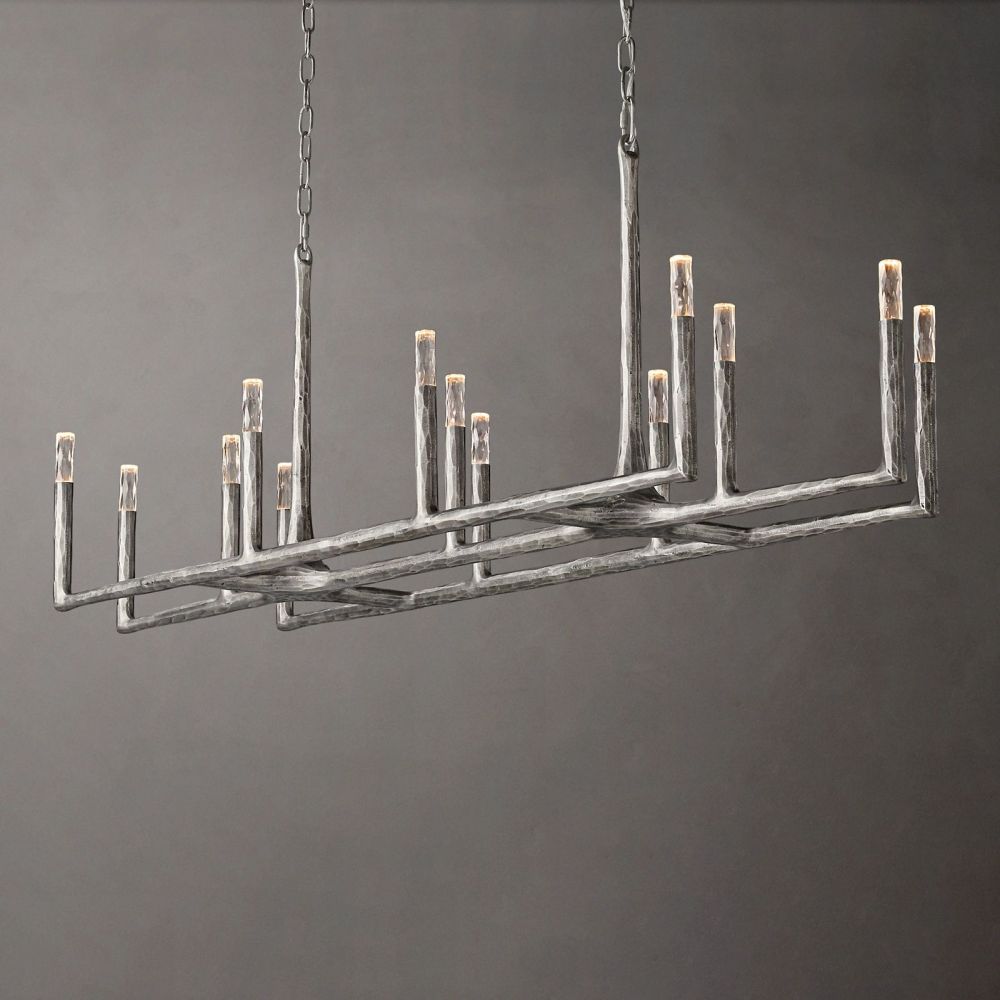 Avarit Forged Linear Chandelier 72"