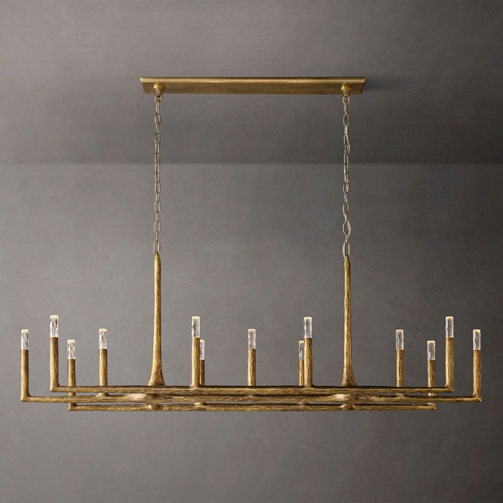 Avarit Forged Linear Chandelier 72"