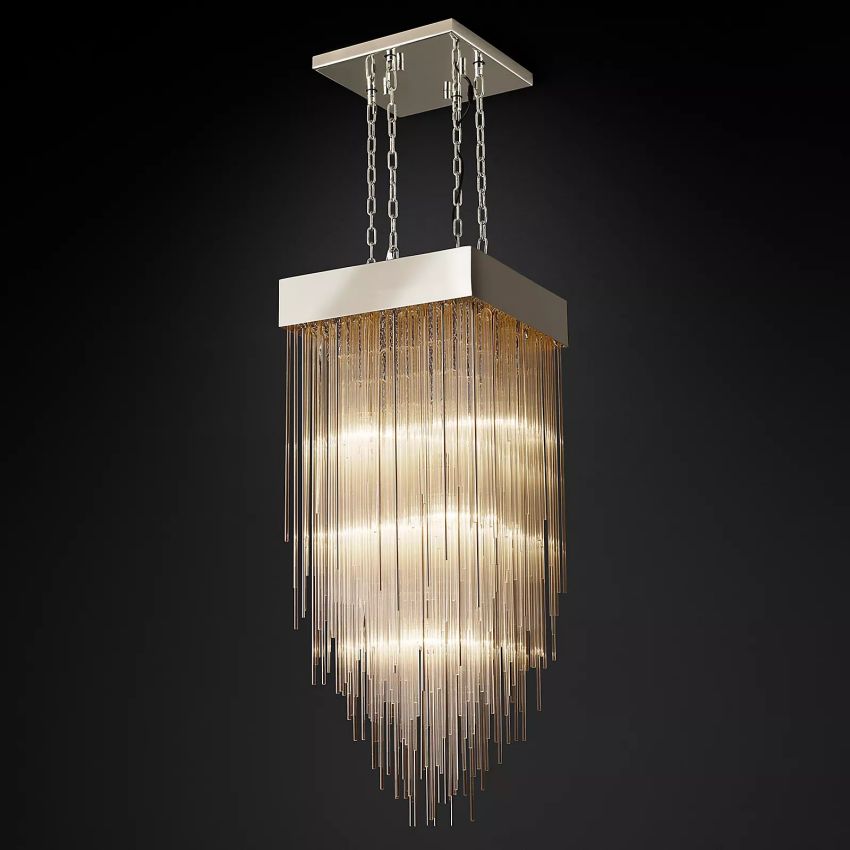 Casha Square Chandelier 20"