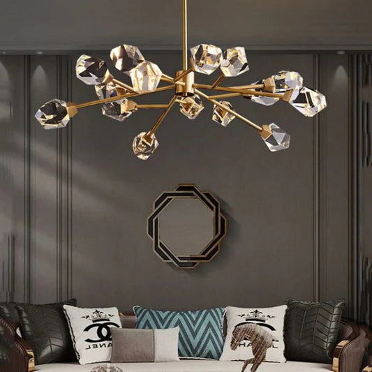 Prism Crystal Modern Chandelier