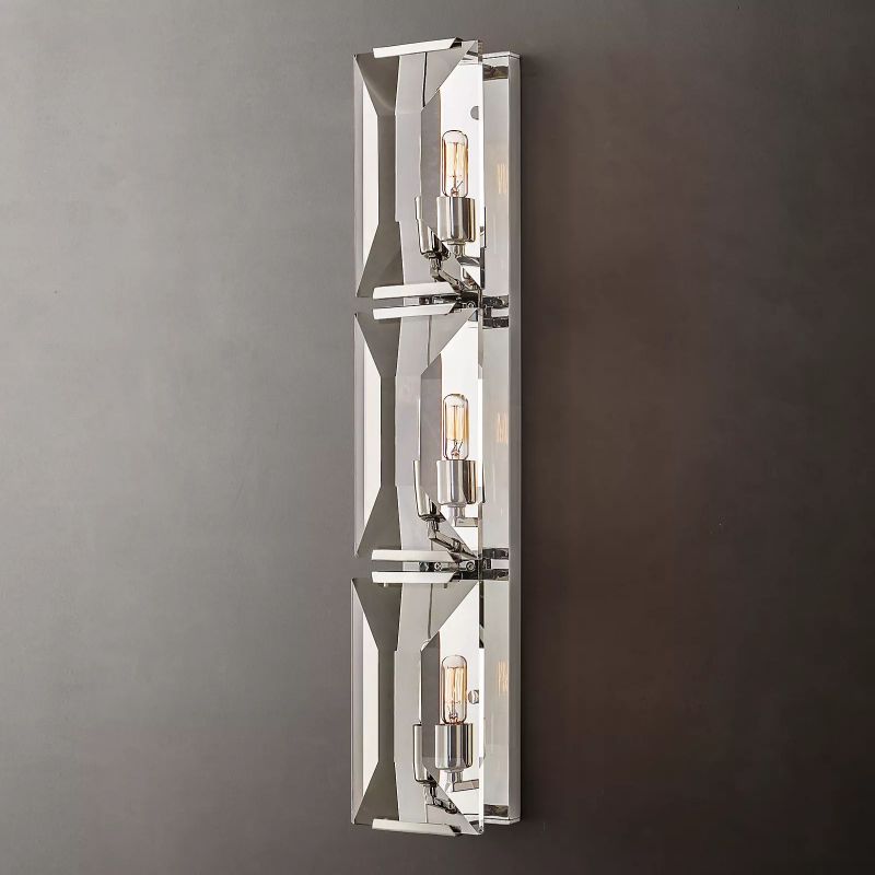 Harson Crystal Triple Wall Sconce - thebelacan