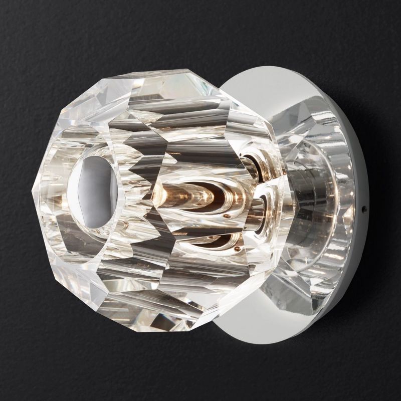 BOUBLE Crystal Ball Petite Wall Sconce