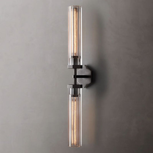 Lambert Hexagonal Linear Grand Wall Sconce - thebelacan