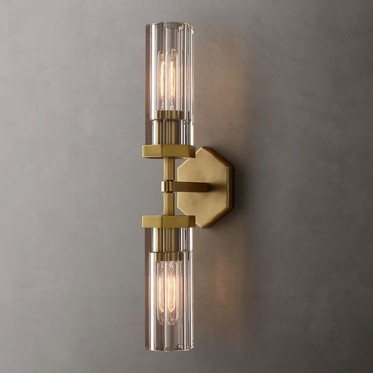 Lambert Hexagonal Linear Short Wall Sconce - thebelacan