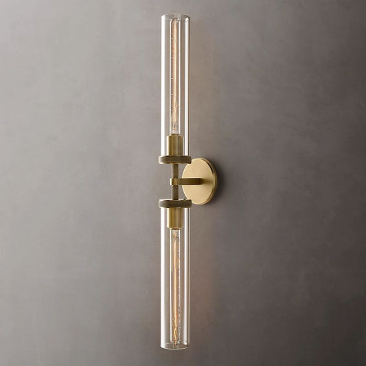 Lambert Round Linear Grand Wall Sconce - thebelacan