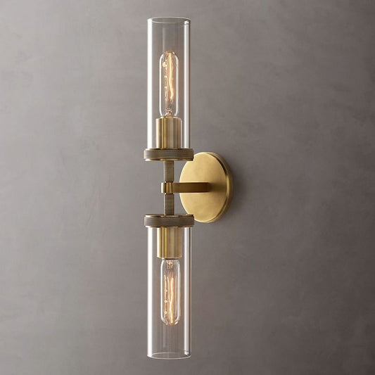 Lambert Round Linear Short Wall Sconce - thebelacan