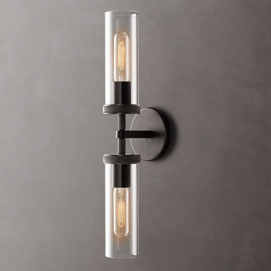 Lambert Round Linear Short Wall Sconce - thebelacan