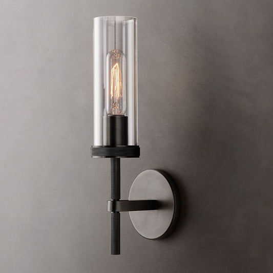 Lambert Round Short Wall Sconce - thebelacan