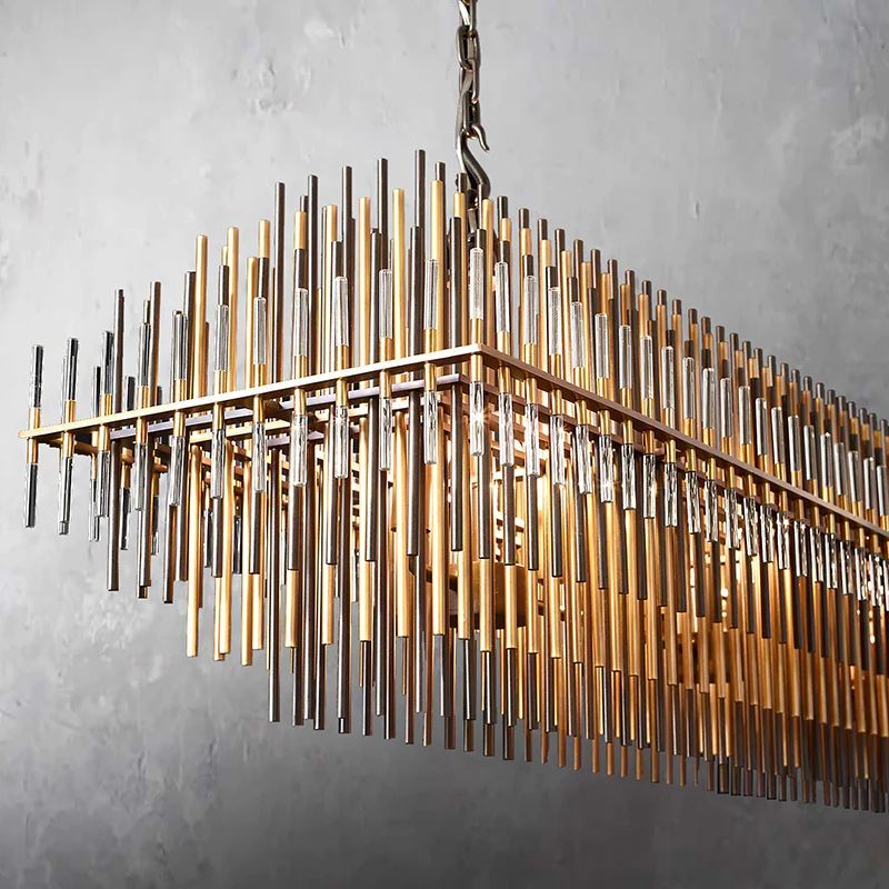 Liliam Rectangular Chandelier 54" - thebelacan