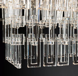 Margerie 3-Tier Rectangular Chandelier 60" - thebelacan