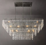 Margerie 4-Tier Rectangular Chandelier 72" - thebelacan