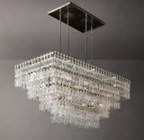 Margerie 4-Tier Rectangular Chandelier 72" - thebelacan