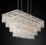 Margerie 4-Tier Rectangular Chandelier 72" - thebelacan