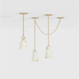 Alabaster Modern 3-Light Chandelier