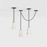 Alabaster Modern 3-Light Chandelier