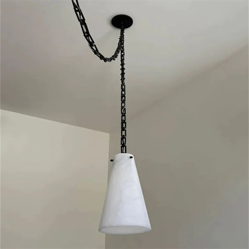 Alabaster Modern 5-Light Chandelier