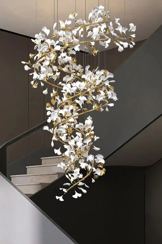 Candy Gingko Chandelier for Living Room/Staircse/Entryway/Foyer