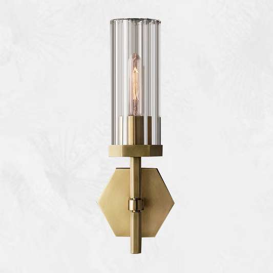 Lambo Modern Hexagonal Wall Sconce