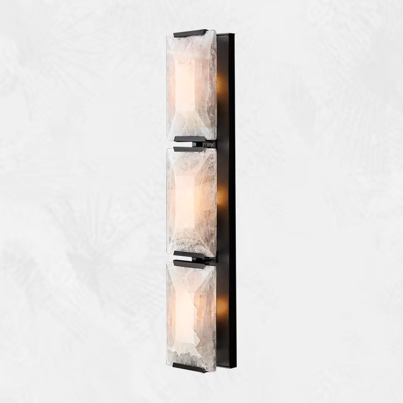 Halle Calcite Triple Wall Sconce