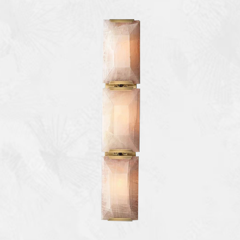 Halle Calcite Triple Wall Sconce