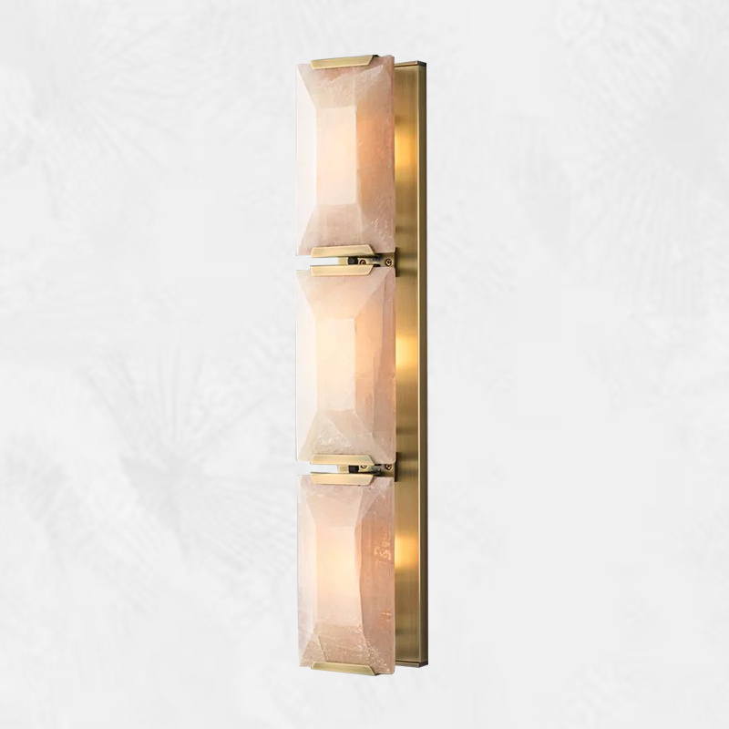 Halle Calcite Triple Wall Sconce