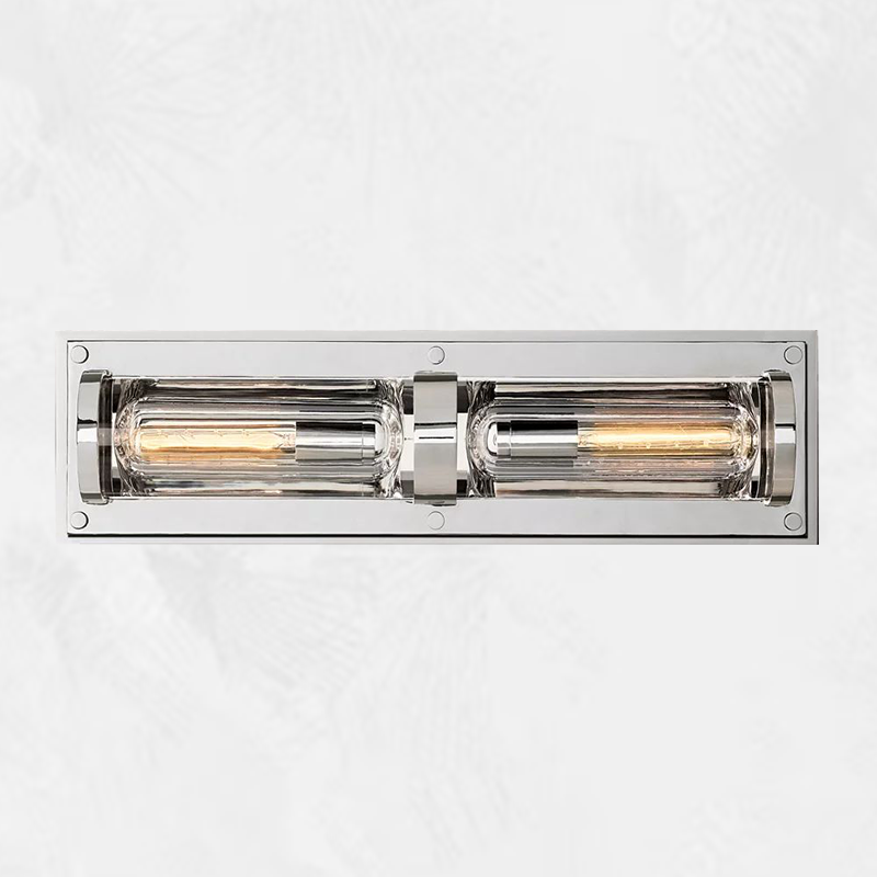 Dejavu Double Round Linear Sconce