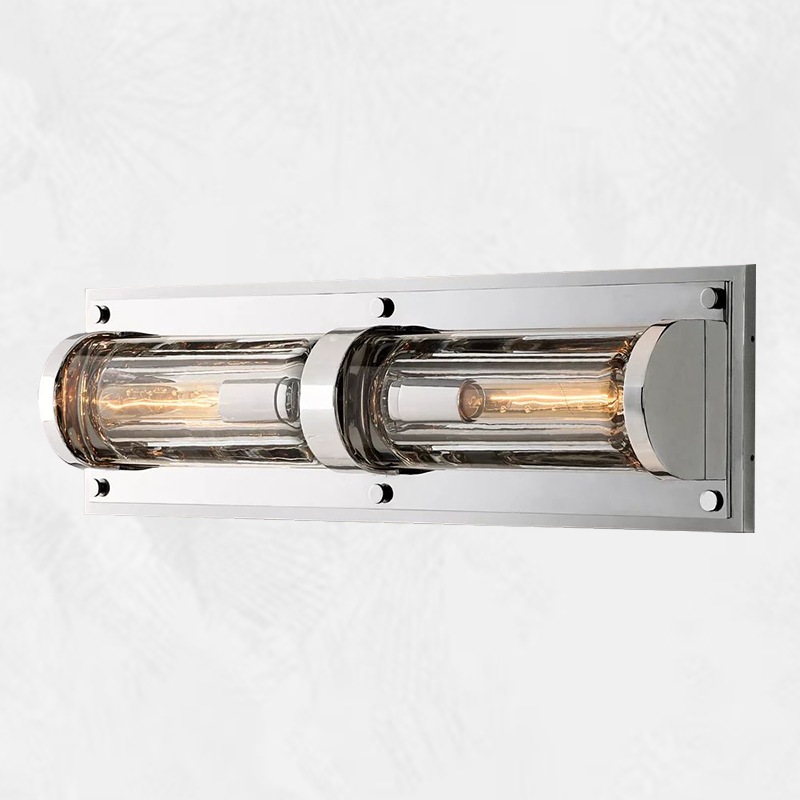 Dejavu Double Round Linear Sconce