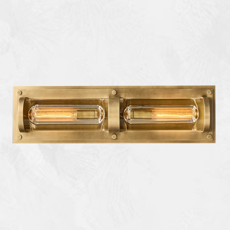 Dejavu Double Round Linear Sconce