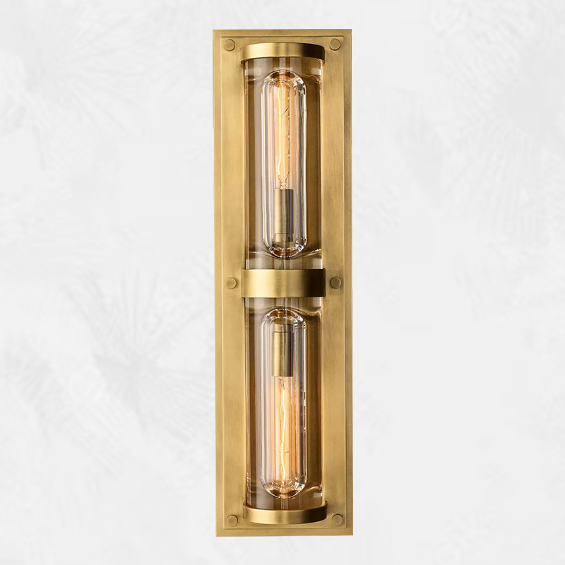 Dejavu Double Round Linear Sconce