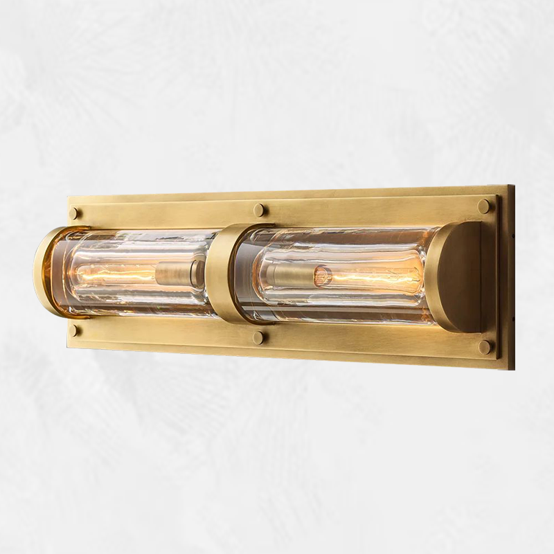 Dejavu Double Round Linear Sconce