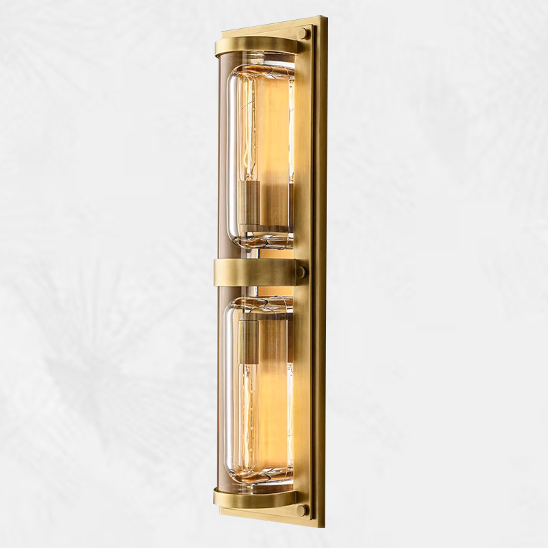 Dejavu Double Round Linear Sconce