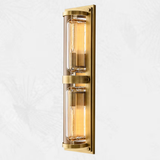 Dejavu Double Round Linear Sconce