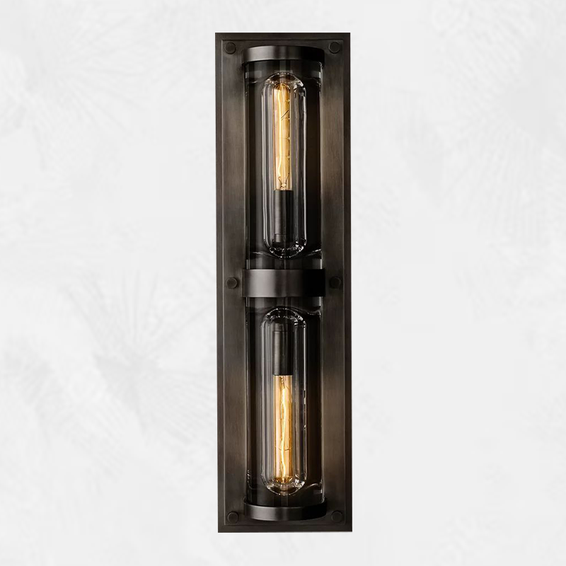 Dejavu Double Round Linear Sconce